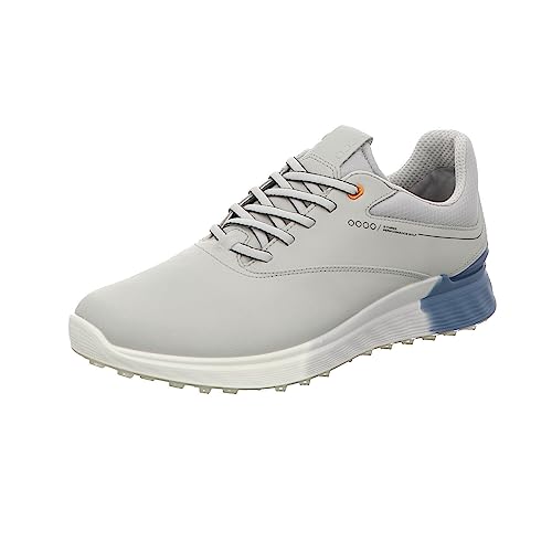 ECCO Herren S-Three Gore-tex Wasserdichter Golfschuh, Beton/Retro Blau/Beton, 10-10.5 ECCO Herren S-Three Gore-tex Wasserdichter Golfschuh, Beton/Retro Blau/Beton, 10-10.5 von ECCO