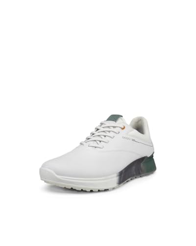 ECCO Herren S-Three Gore-tex Wasserdichter Golfschuh, Weiß, 7-7.5 von ECCO