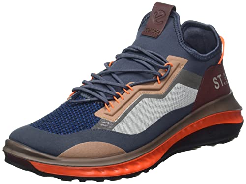 Ecco Herren ST.360 Sneaker, Ombre/Ombre/ORANGE NEON, 45 EU von ECCO