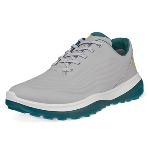 ECCO Herren Schnür-Golfschuhe aus Vollnarbenleder ohne - Beton - UK 8-8.5 ECCO Herren Schnür-Golfschuhe aus Vollnarbenleder ohne - Beton - UK 8-8.5 von ECCO