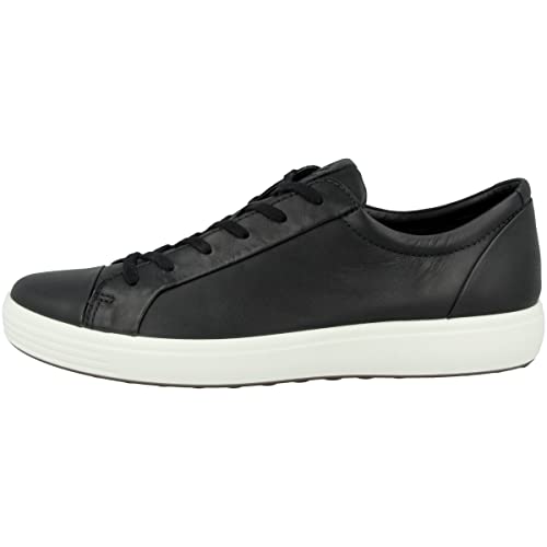 Ecco Herren Soft 7 Sneaker, Schwarz, 39 EU von ECCO