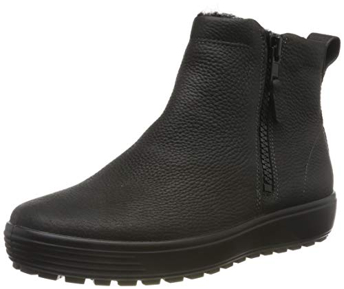 ECCO Herren Soft 7 Tred Hohe Sneaker, Schwarz Black 1001, 45 EU von ECCO