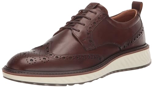 ECCO Herren St. 1 Hybrid Brogue Oxford, Cocoa Brown, 10-10.5 von ECCO
