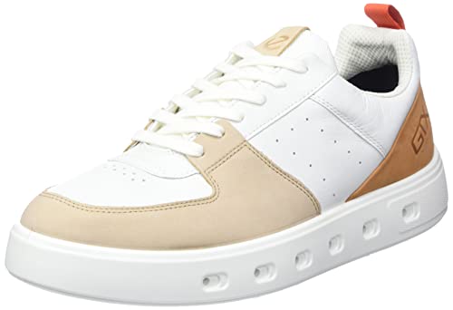 Ecco Herren Street 720 M Shoe, BEIGE/White/Powder/Lion, 47 EU Schmal von ECCO