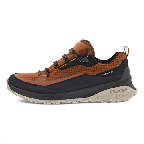 Ecco Herren ULT-TRN M Low WP Outdoor Shoe, Black/Cognac, 40 EU von ECCO