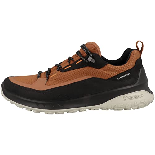 ECCO Herren ULT-TRN M Low WP Outdoor Shoe, Black/Cognac, 45 EU von ECCO