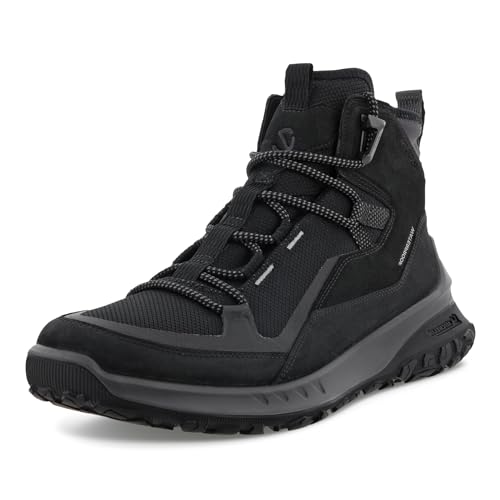 Ecco Herren ULT-TRN M MID WP Fashion Boot, Black/Black/Black, 43 EU von ECCO