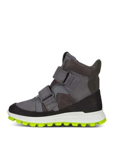 ECCO Jungen EXOSTRIKE KIDS Mid-cut Boot, Grau (Black/Dark Shadow), 27 EU von ECCO
