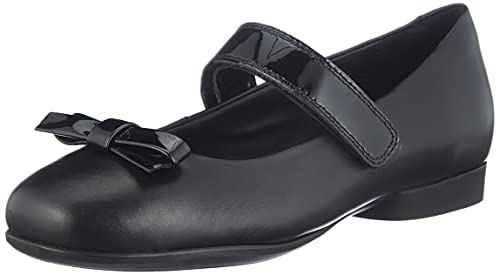 Ecco Anine Ballet Flat, Black/Black/Black, 27 EU Weit von ECCO