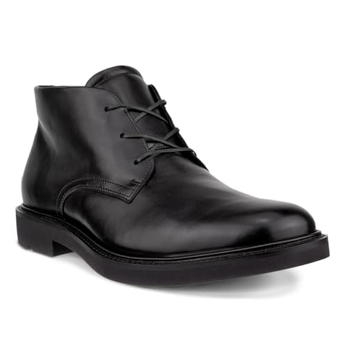 ECCO London Chukka-Stiefel für Herren, schlichter Zehenbereich, Schwarz, 9-9.5 von ECCO