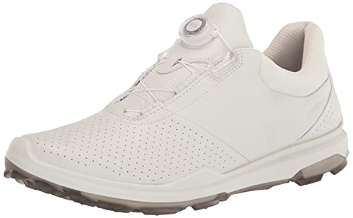 ECCO Men's Biom Hybrid 3 BOA Hydromax Water Resistant Golf Shoe, White, 42 EU von ECCO