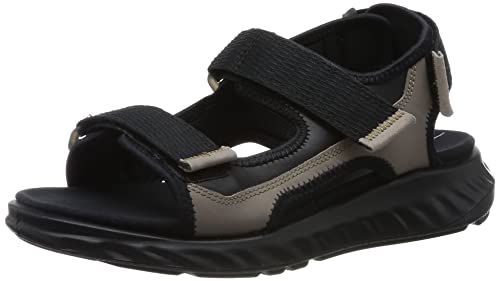 Ecco SP.1 LITE K Flat S Sandal, Taupe/Black, 27 EU von ECCO