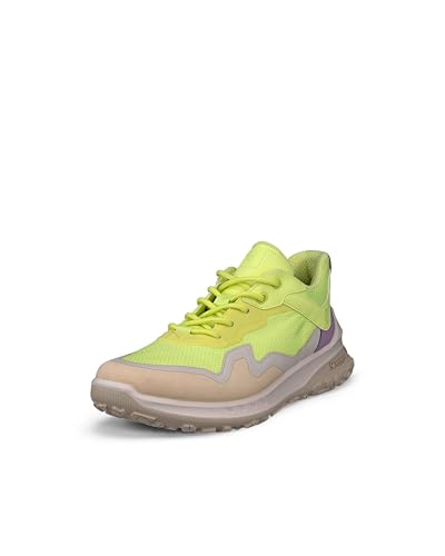 ECCO ULT-TRN W Damen Halbschuhe Schnürschuhe gelb limestone lavender mist Texti von ECCO