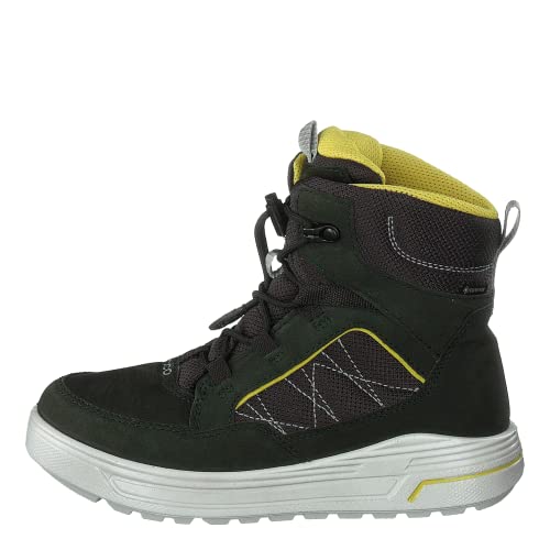 ECCO Jungen URBAN SNOWBOARDER Hohe Sneaker Mid-cut Boot, Grün (Deep Forest/Canary 51640), 27 EU von ECCO