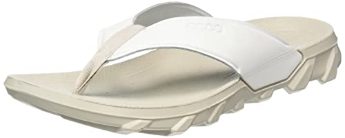 Ecco Unisex MX FLIPSIDER Sandal, White, 43 EU von ECCO