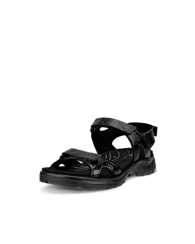ECCO Yucatan 2.0 Sport-Sandalen für Damen, Schwarz Lack, 37/37.5 EU von ECCO