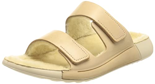 Ecco Damen 2ND Cozmo Flat Sandal, Powder, 42 EU von ECCO