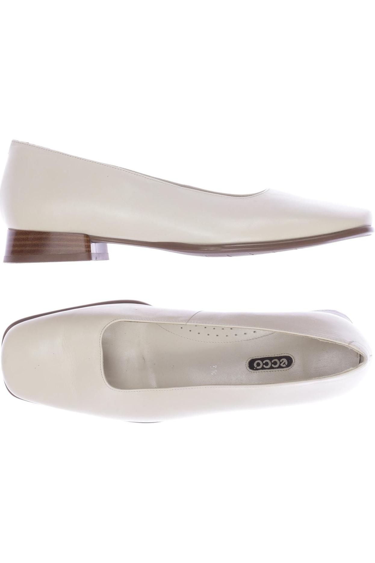 Ecco Damen Ballerinas, cremeweiß von ECCO