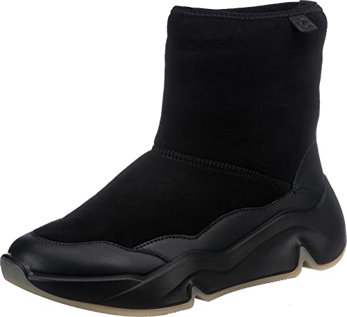 Ecco Damen Chunky Sneaker Ankle Boot, Black/Black, 40 EU von ECCO