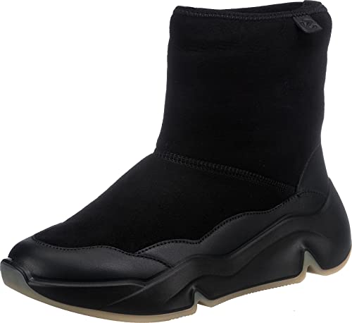 Ecco Damen Chunky Sneaker Ankle Boot, Black/Black, 42 EU von ECCO