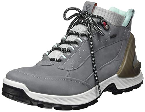 Ecco Damen EXOHIKEW Hohe Sneaker, Grau (Titanium/Concrete 54302), 37 EU von ECCO