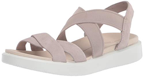 Ecco Damen FLOWTW Peeptoe Sandalen, Beige (Grey Rose 2386), 37 EU von ECCO