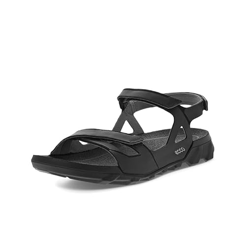 Ecco Damen MX ONSHORE W Sleek Sandal, Black/Steel, 35 EU von ECCO