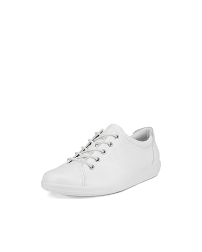 ECCO Damen Soft 2.0 Tie Tie Hohe Sneaker, Weiß, 37 EU von ECCO