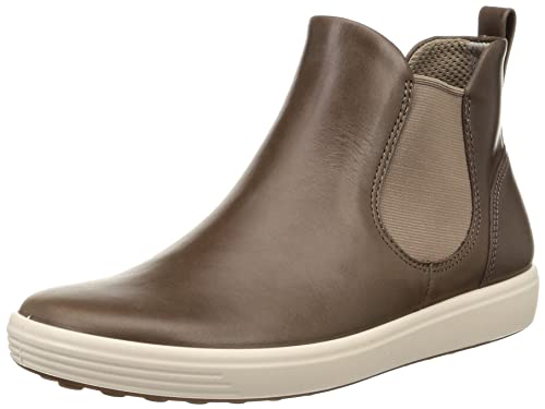 ECCO Damen Soft 7 Chelsea Boot, Taupe, 40 EU von ECCO