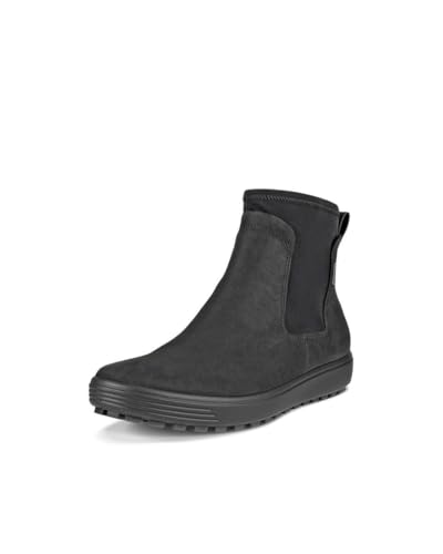 Ecco Damen Soft 7 TRED Chelsea Boot, Black/Black, 39 EU von ECCO