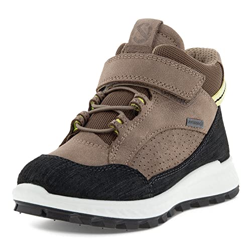 Ecco EXOSTRIKE Kids Ankle Boot, Black/Taupe/Taupe, 28 EU von ECCO