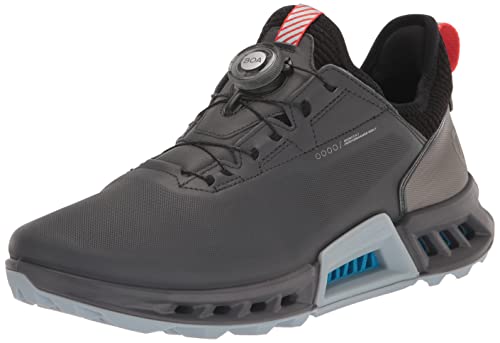 ECCO Herren Biom C4 BOA LEDERSPIKLESS Golf SHOUS - Magnet/Schwarz - UK 10.5-11 von ECCO