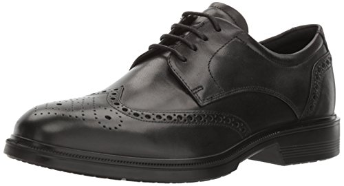 Ecco Herren LISBON Brogues, Schwarz (Black 1001), 47 EU von ECCO