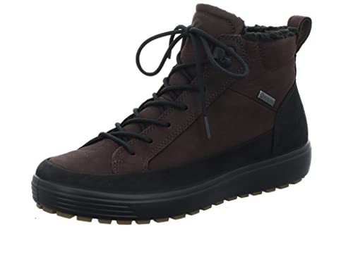 ECCO Herren Soft 7 Tred Fashion Boot, Black/Mocha, 40 EU von ECCO