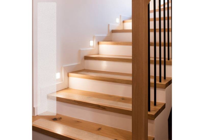 ECENCE Antirutsch-Aufkleber 16x Anti-Rutsch Streifen Treppen Stufenmatten von ECENCE