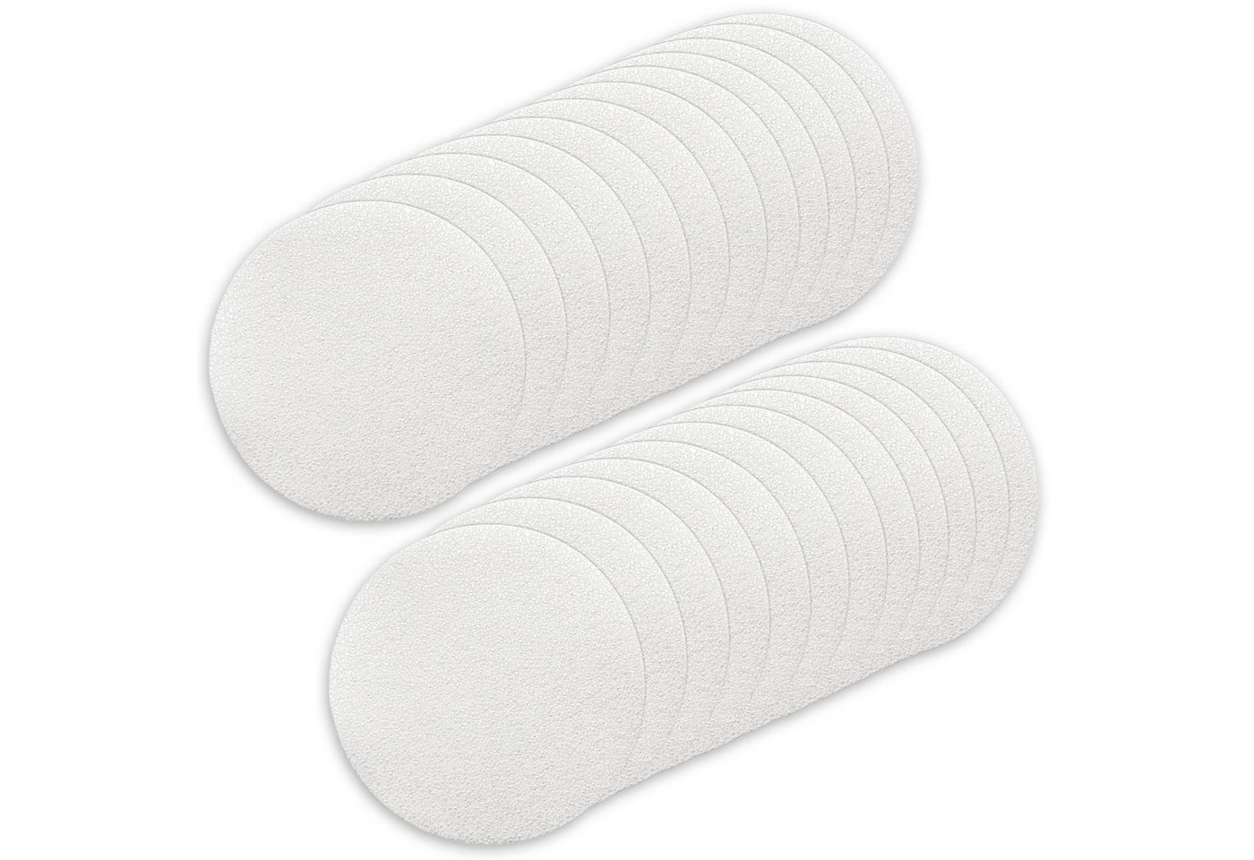 ECENCE Antirutsch-Aufkleber 24x Transparent Anti-Rutsch Pads quadratisch, 24-tlg. von ECENCE