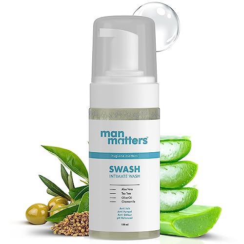 Green Velly Man Matterrs Intimate Wash with Aloe Vera, Tea Tree for Men Anti Bakterial, Anti Itch, Anti Odour | Better Private Parts Hygiene| pH Balanced Intimate |120ml von ECH