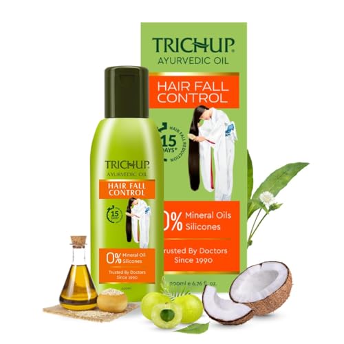 ECH Green Velly Tricchup Ayurvedic Hair Fall Control for Hair Growth For Men & Women | 5 Natural Ingredients | Nourishes and Repairs Damaged Hair | No Mineral & Paraben- 200ml von ECH