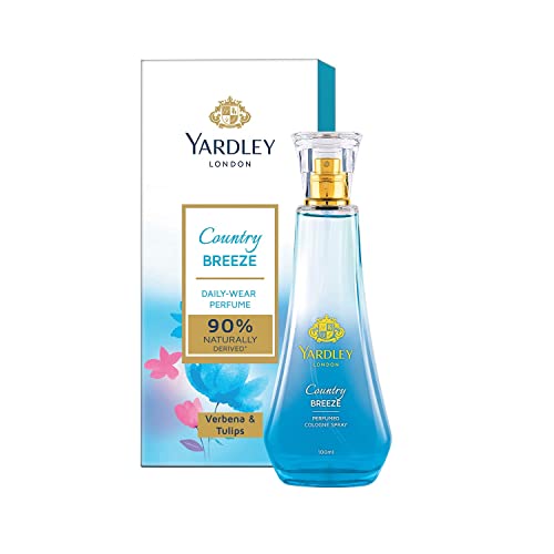 Green Velly Yardly London Country Breeze Perfume| Floral Fruity Scent| 90% Naturally Derived| Verbena & Tulips Perfume for Women| 100ml von ECH