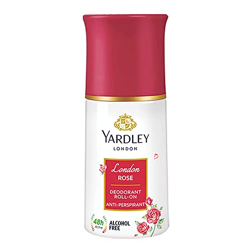 Green Velly Yardly London London Rose Anti-Perspirant Deodorant Roll-On| Body Deodorant Roll-On For Women| 48-Hour Active Sweat Protection| Alcohol-Free | 50ml von ECH