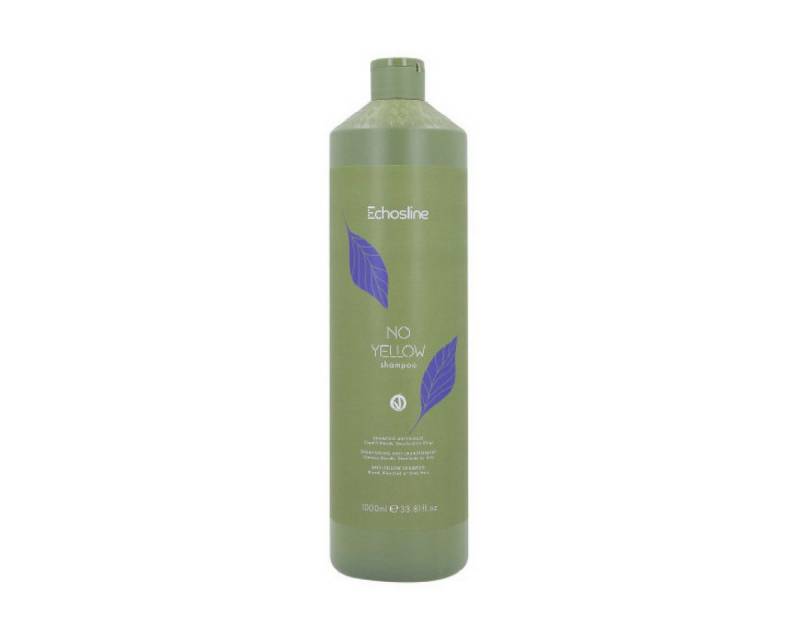 ECHOSLINE Silbershampoo No Yellow Shampoo Anti Gelbstich 1000ml von ECHOSLINE