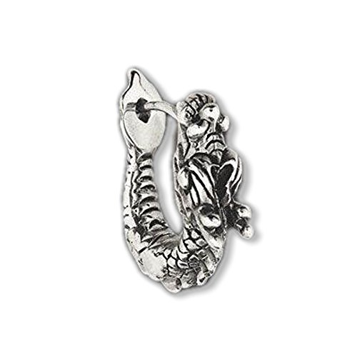 Ohrring Ohrstecker Drachen 925er Silber Schmuck von ECHT