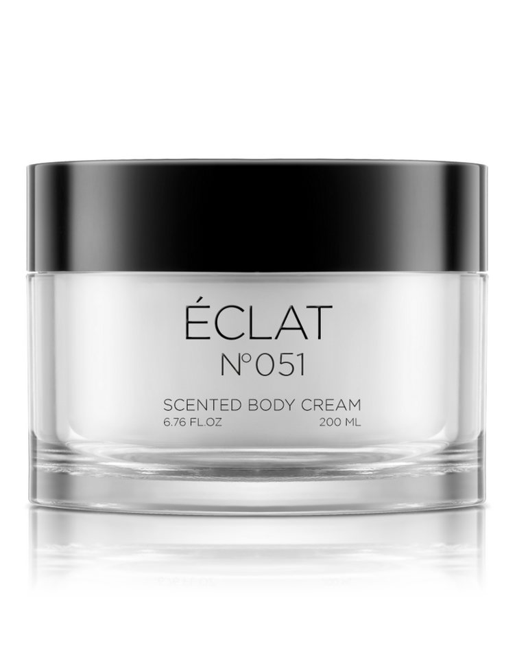 ÉCLAT Bodylotion ECLAT 051 Body Cream Körpercreme mit Sheabutter, D-Panthenol 200 ml, 1-tlg., bodycream051 von ECLAT