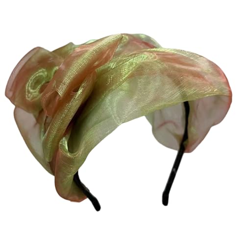 Mesh Bowknot Stirnband Elegantes Französisches Haarband Haar Styling Zubehör Für Frauen Ästhetisches Formelles Bankett Hairhoop von ECMQS