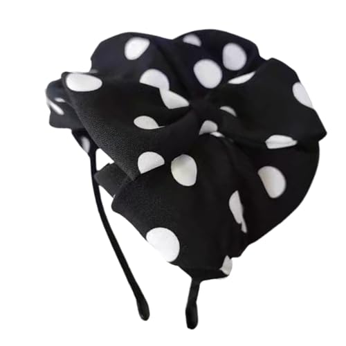 Schwarzer Seidenschal Haarreif Für Damen Vintage Stil Kopfbedeckung Verspielter Haarreif Für Abendgarderobe Und Teepartys von ECMQS