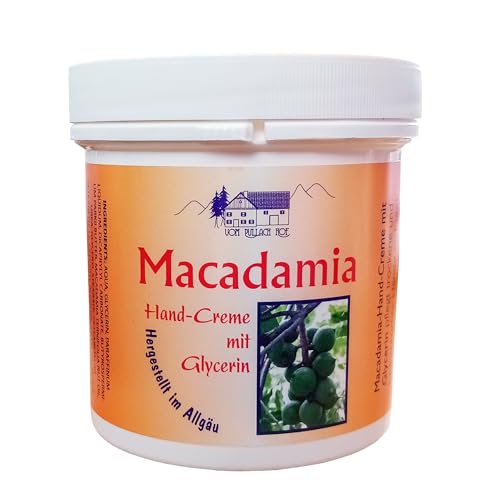 ECO MACADAMIA HAND-CREME 250ml mit Glycerin Sheabutter für trockene beanspruchte Haut Handcreme Handpflege Pflege von ECO