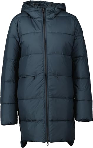 ECOALF Damen Daunenjacke lang dunkelgrün (DE/NL/SE/PL, Alphanumerisch, M, Regular, Regular) von ECOALF