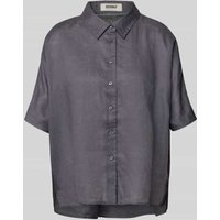 ECOALF Hemdbluse mit Knopfleiste Modell 'YERAMELANIAALF' in Anthrazit, Größe M ECOALF Hemdbluse mit Knopfleiste Modell 'YERAMELANIAALF' in Anthrazit, Größe M von ECOALF