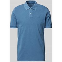 ECOALF Regular Fit Poloshirt mit Logo-Stitching Modell 'TEDANALF' in Jeansblau, Größe L ECOALF Regular Fit Poloshirt mit Logo-Stitching Modell 'TEDANALF' in Jeansblau, Größe L von ECOALF