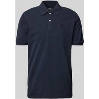 ECOALF Regular Fit Poloshirt mit Logo-Stitching Modell 'TEDANALF' in Marine, Größe M von ECOALF